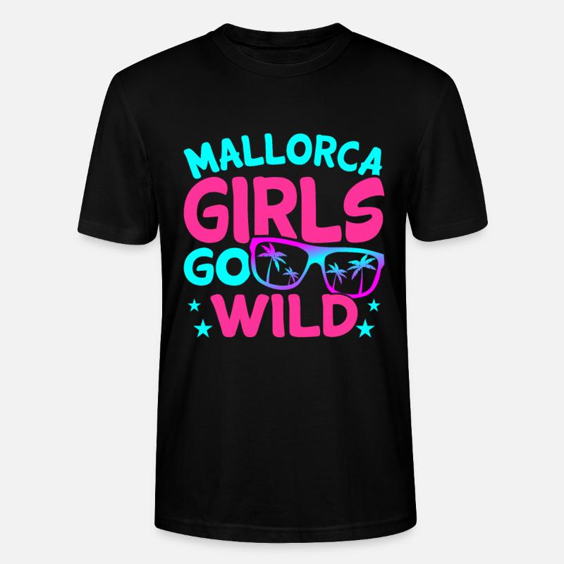 Mallorca - Stanley/Stella Unisex Bio-T-Shirt CRAFTER - Schwarz
