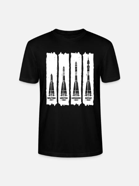 Missile URSS Russie - T-shirt bio CRAFTER Stanley Stella Unisexe - noir