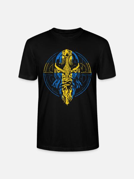 Schwedischer Wikinger - Stanley/Stella Unisex Bio-T-Shirt CRAFTER - Schwarz