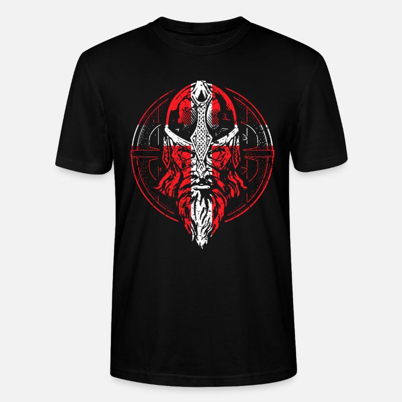 Dänischer Wikinger - Stanley/Stella Unisex Bio-T-Shirt CRAFTER - Schwarz