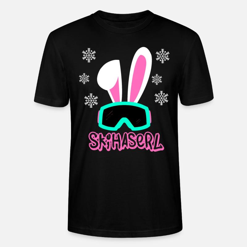 Skihaserl - T-shirt bio CRAFTER Stanley Stella Unisexe - noir