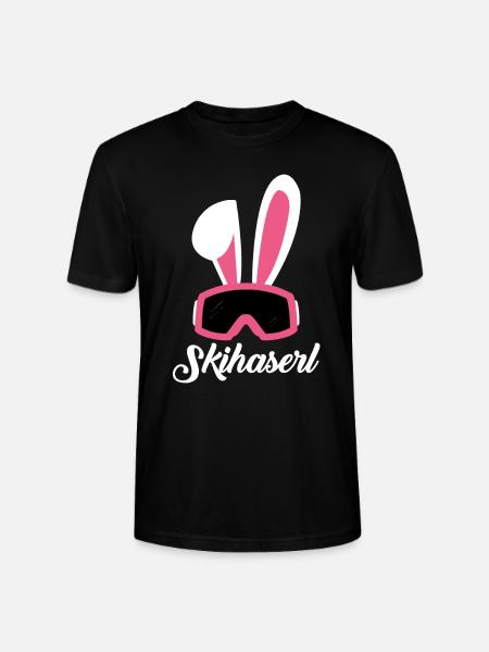 Skihaserl - Stanley/Stella Unisex Bio-T-Shirt CRAFTER - Schwarz