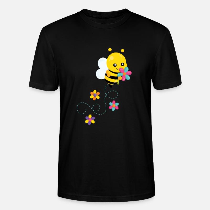 Biene - Stanley/Stella Unisex Bio-T-Shirt CRAFTER - Schwarz