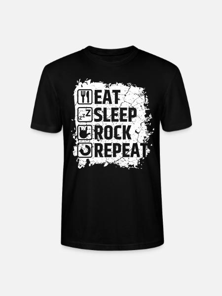 Rock music - Stanley/Stella CRAFTER Unisex Organic T-Shirt - black