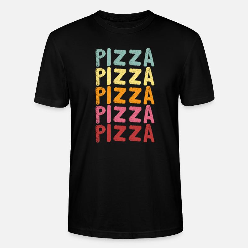 Pizza - Stanley/Stella Unisex Bio-T-Shirt CRAFTER - Schwarz