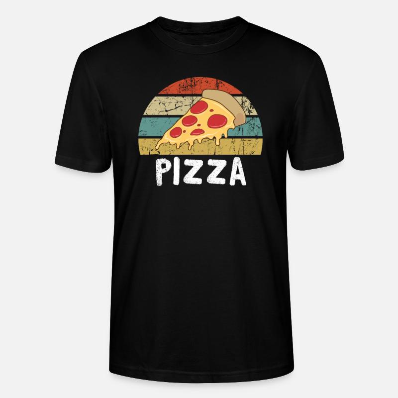 Pizza - Stanley/Stella Unisex Bio-T-Shirt CRAFTER - Schwarz