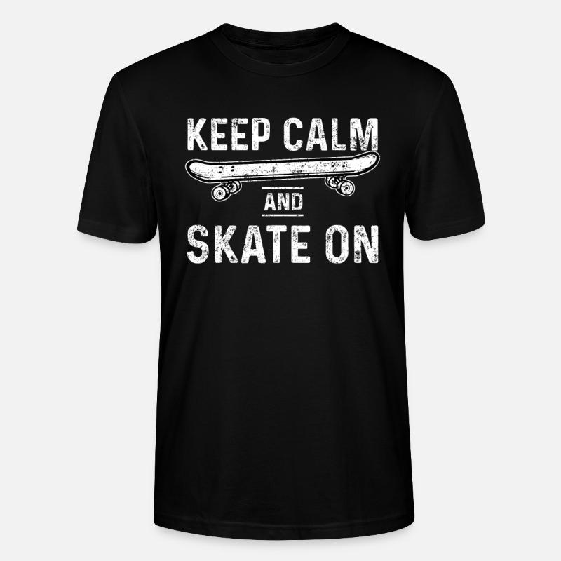 Skateboard Skateboard - T-shirt bio CRAFTER Stanley Stella Unisexe - noir