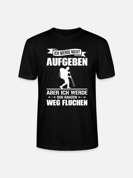 Wandern Bergsteiger - Stanley/Stella Unisex Bio-T-Shirt CRAFTER - Schwarz