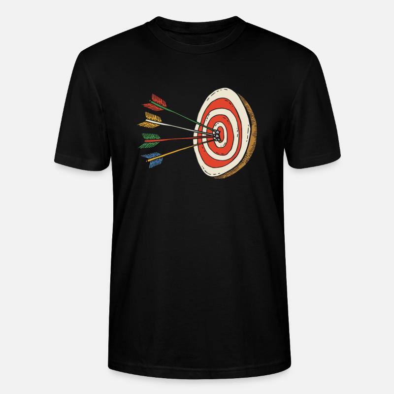 Bogenschießen - Stanley/Stella Unisex Bio-T-Shirt CRAFTER - Schwarz