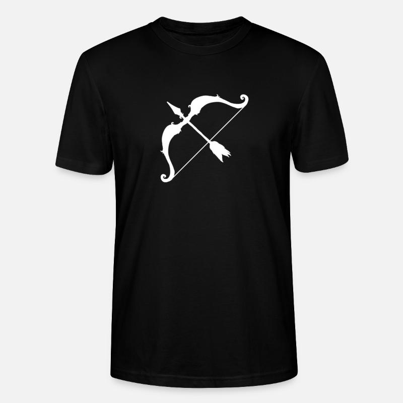 Bogenschießen - Stanley/Stella Unisex Bio-T-Shirt CRAFTER - Schwarz