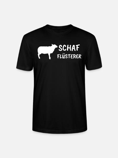 Schaf Schafe Schafmotiv Geschenk - Stanley/Stella Unisex Bio-T-Shirt CRAFTER - Schwarz