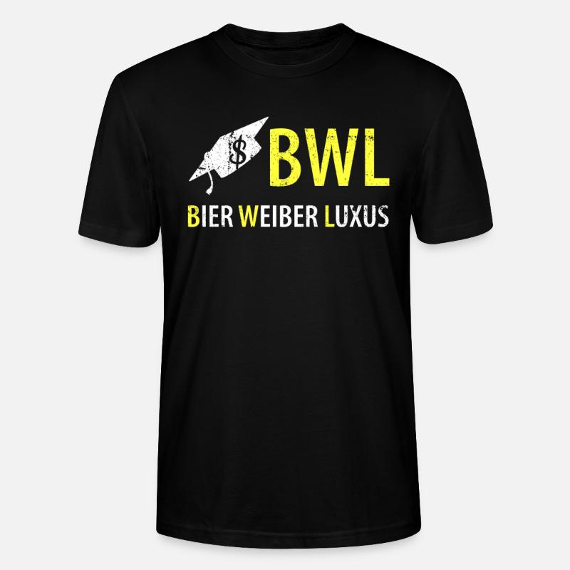 BWL - Stanley/Stella Unisex Bio-T-Shirt CRAFTER - Schwarz