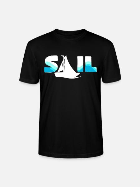 Segeln - Stanley/Stella Unisex Bio-T-Shirt CRAFTER - Schwarz