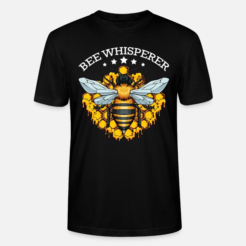 abeille - T-shirt bio CRAFTER Stanley Stella Unisexe - noir