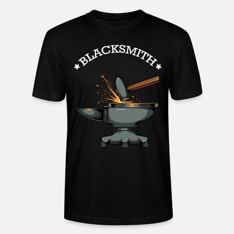 Schmied - Stanley/Stella Unisex Bio-T-Shirt CRAFTER - Schwarz