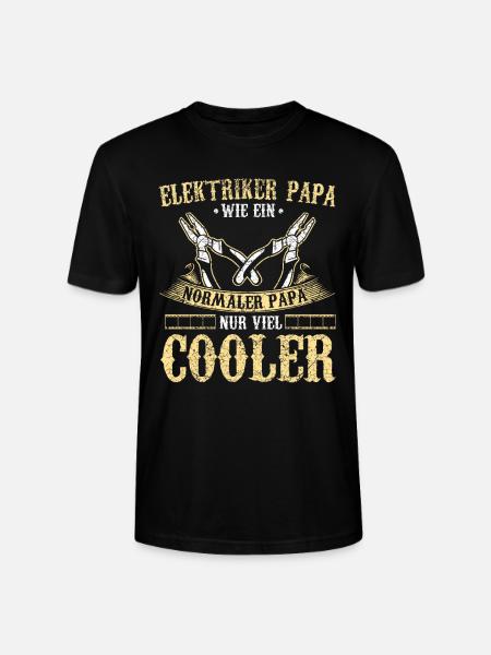 Elektriker Papa - Stanley/Stella Unisex Bio-T-Shirt CRAFTER - Schwarz