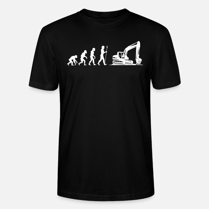 Pelle opérateur pelle Evolution - T-shirt bio CRAFTER Stanley Stella Unisexe - noir