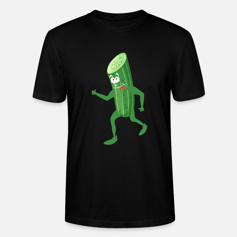 Gurke - Stanley/Stella Unisex Bio-T-Shirt CRAFTER - Schwarz