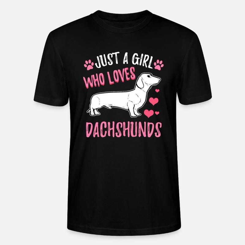 Dackel - Stanley/Stella Unisex Bio-T-Shirt CRAFTER - Schwarz