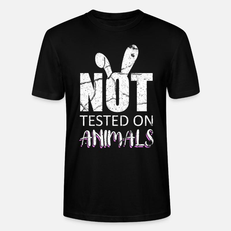 Expérimentation animale - T-shirt bio CRAFTER Stanley Stella Unisexe - noir