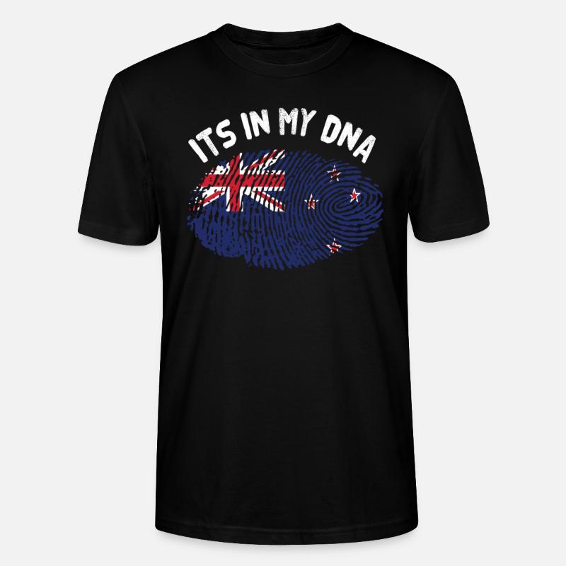 nouvelle-Zélande - T-shirt bio CRAFTER Stanley Stella Unisexe - noir