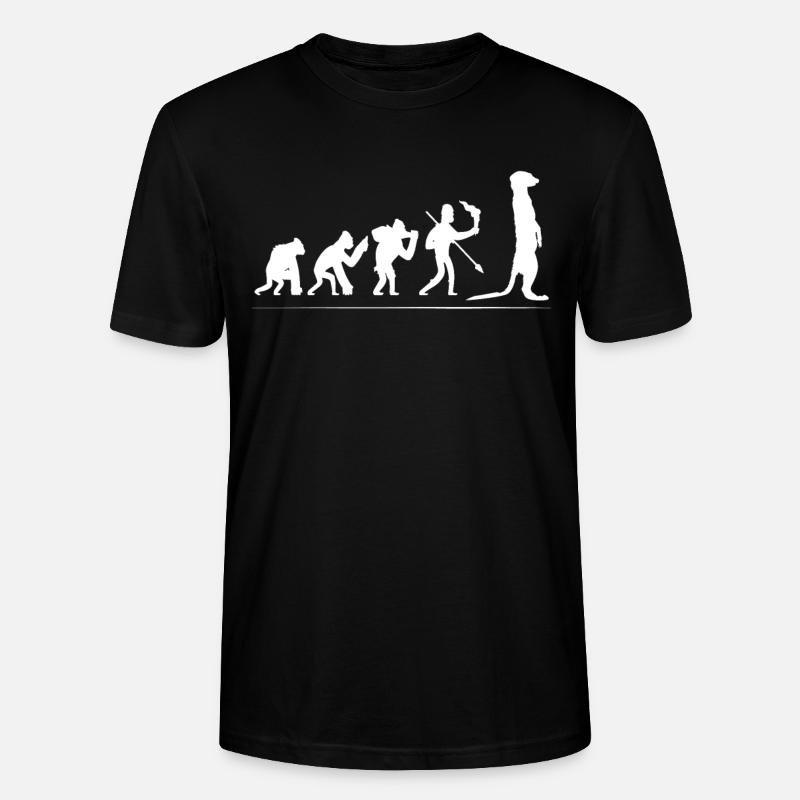 Erdmännchen - Stanley/Stella Unisex Bio-T-Shirt CRAFTER - Schwarz