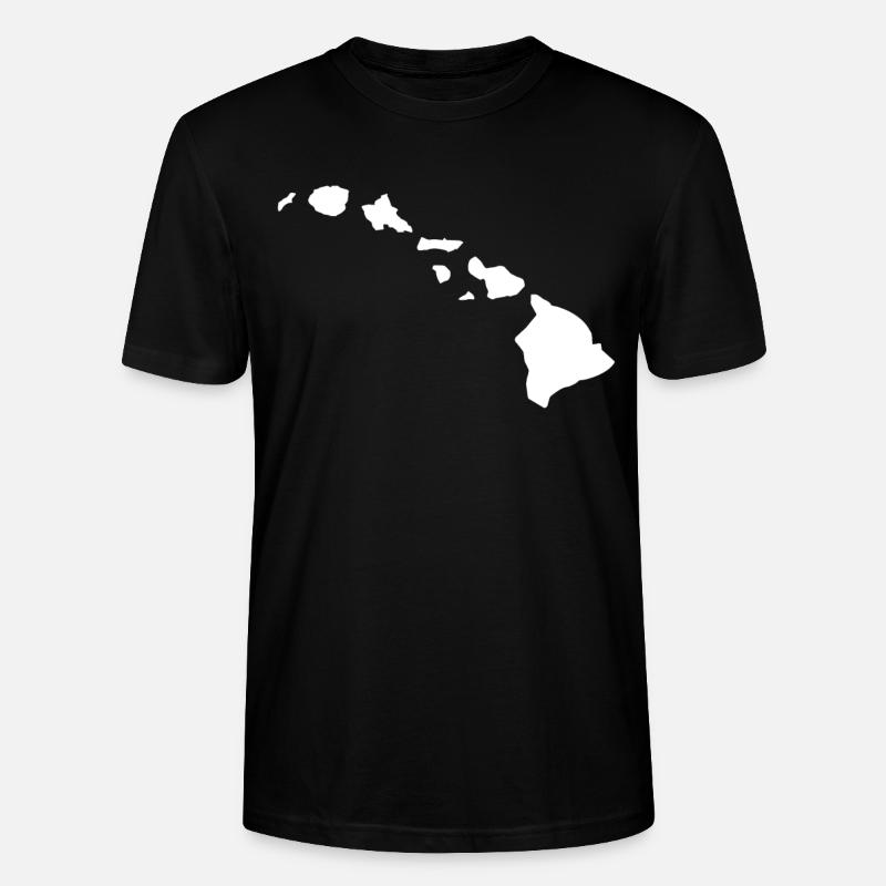 Hawaii - Stanley/Stella Unisex Bio-T-Shirt CRAFTER - Schwarz