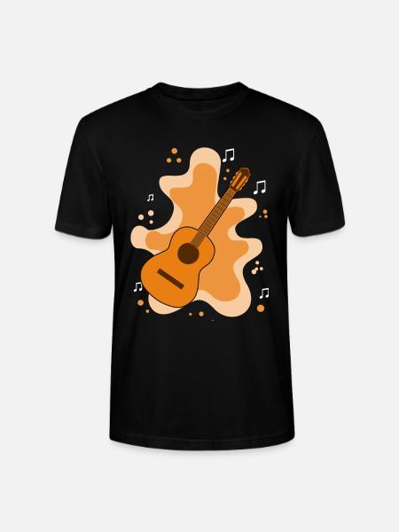 Gitarre - Stanley/Stella Unisex Bio-T-Shirt CRAFTER - Schwarz