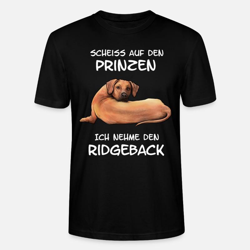 Rhodesian Ridgeback - Stanley/Stella Unisex Bio-T-Shirt CRAFTER - Schwarz