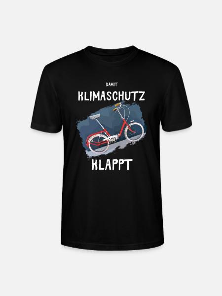 Damit Klimaschutz klappt mit dem Klapprad 20 Zoll. - Stanley/Stella Unisex Bio-T-Shirt CRAFTER - Schwarz