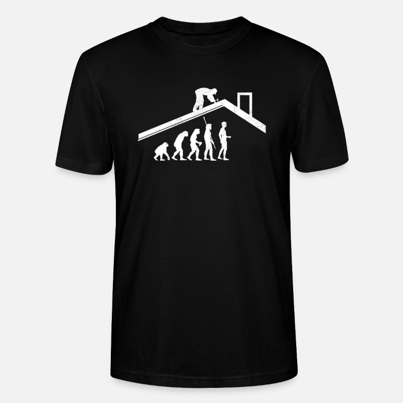 Evolution roofers - Stanley/Stella CRAFTER Unisex Organic T-Shirt - black