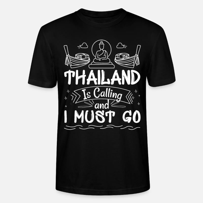 Thailand Ruft - Stanley/Stella Unisex Bio-T-Shirt CRAFTER - Schwarz
