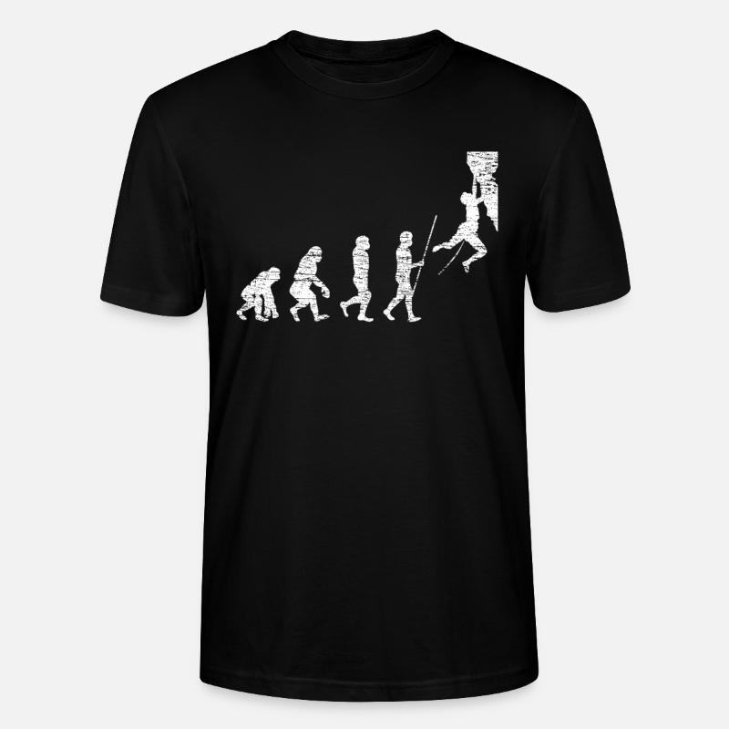 Klettern - Stanley/Stella Unisex Bio-T-Shirt CRAFTER - Schwarz
