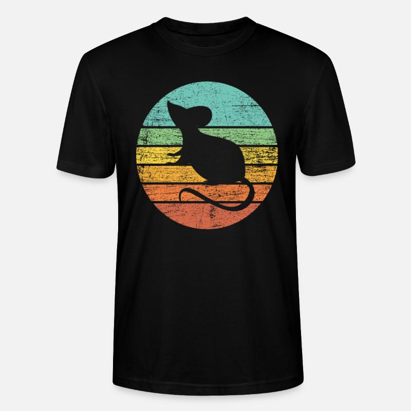 Ratte - Stanley/Stella Unisex Bio-T-Shirt CRAFTER - Schwarz