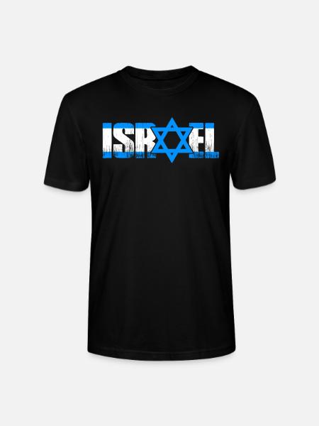 Israël fan - T-shirt bio CRAFTER Stanley Stella Unisexe - noir
