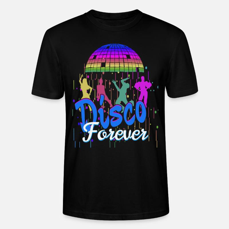 Disco Forever - Stanley/Stella Unisex Bio-T-Shirt CRAFTER - Schwarz