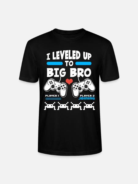 Ik kwam tot Big Bro - Stanley/Stella Uniseks bio-T-shirt CRAFTER - zwart