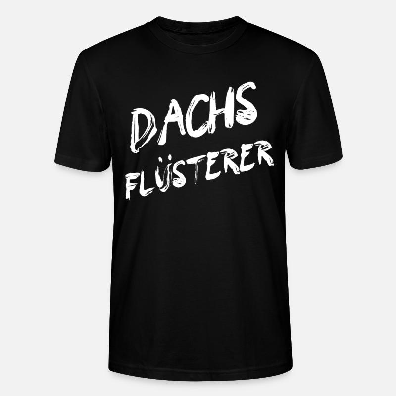 Dachs - Stanley/Stella Unisex Bio-T-Shirt CRAFTER - Schwarz