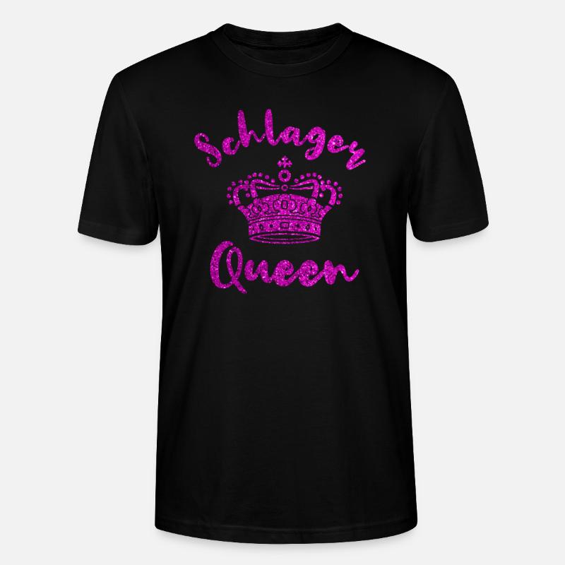 Schlager Queen - Stanley/Stella Unisex Bio-T-Shirt CRAFTER - Schwarz