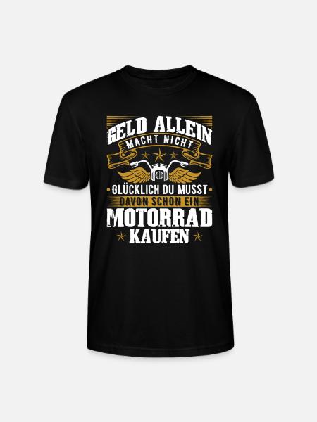 Biker Geschenkidee - Stanley/Stella Unisex Bio-T-Shirt CRAFTER - Schwarz