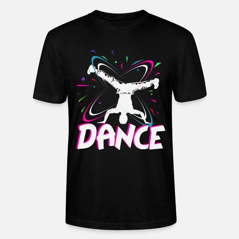 breakdancer - T-shirt bio CRAFTER Stanley Stella Unisexe - noir
