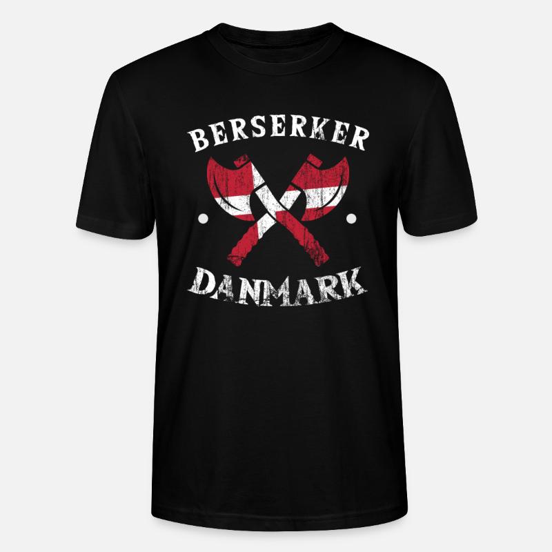 Danemark - T-shirt bio CRAFTER Stanley Stella Unisexe - noir