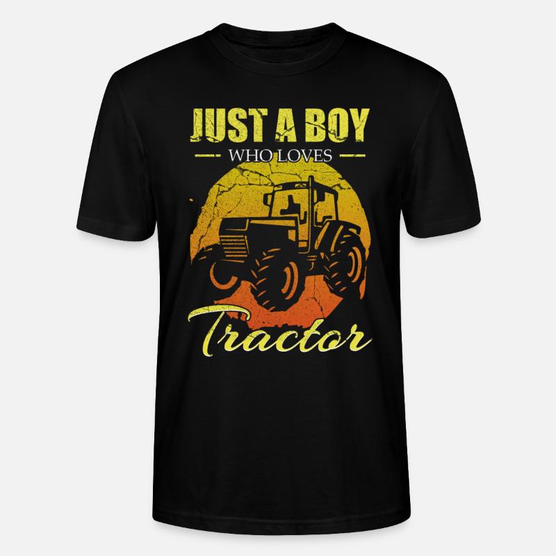 Traktor - Stanley/Stella Unisex Bio-T-Shirt CRAFTER - Schwarz