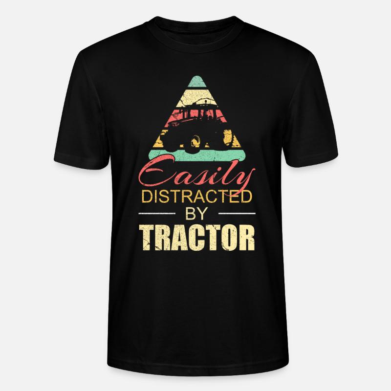 Traktor - Stanley/Stella Unisex Bio-T-Shirt CRAFTER - Schwarz