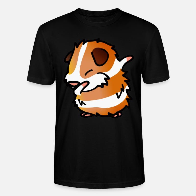 Dabbing idée cadeau cochon d'Inde - T-shirt bio CRAFTER Stanley Stella Unisexe - noir
