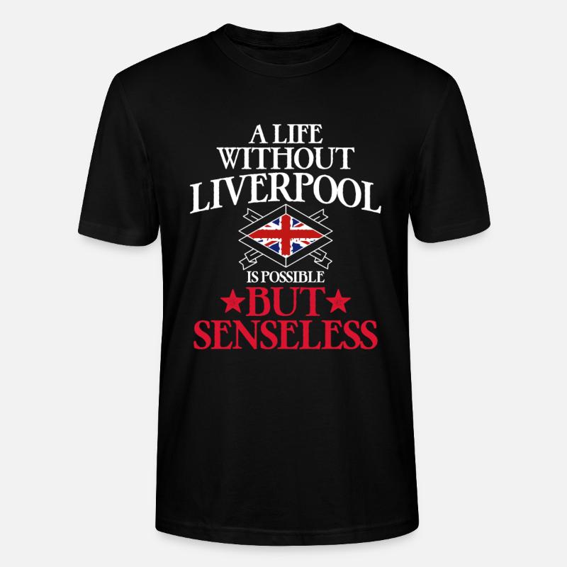Liverpool - Stanley/Stella Unisex Bio-T-Shirt CRAFTER - Schwarz