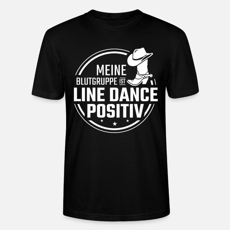 Linedance Geschenk - Stanley/Stella Unisex Bio-T-Shirt CRAFTER - Schwarz