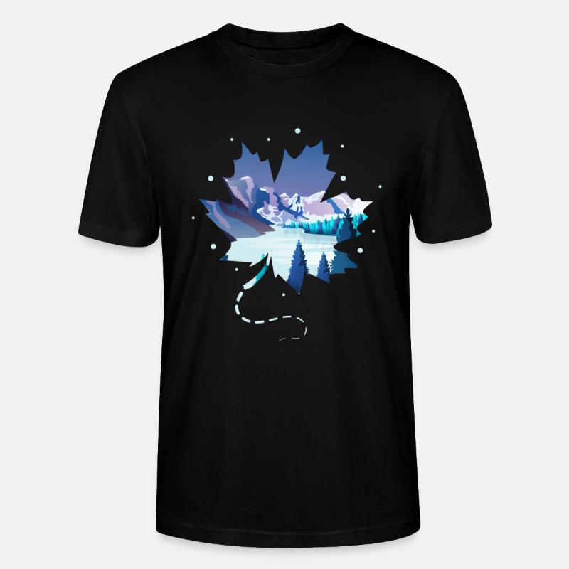 Le Canada - T-shirt bio CRAFTER Stanley Stella Unisexe - noir