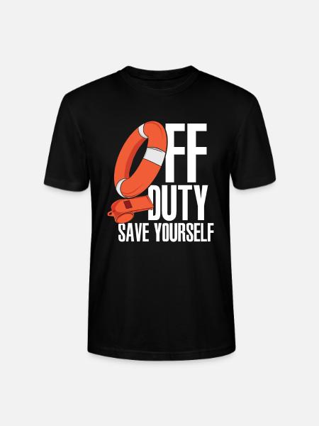 Lifeguard lifeguard gift - Stanley/Stella CRAFTER Unisex Organic T-Shirt - black
