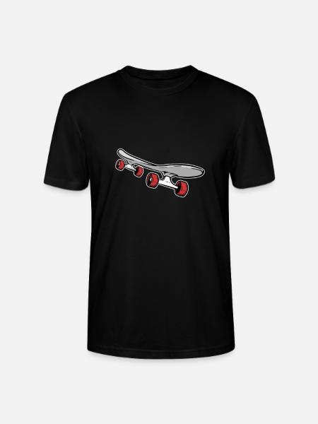 Skateboarding Skateboard - Stanley/Stella CRAFTER Unisex Organic T-Shirt - black